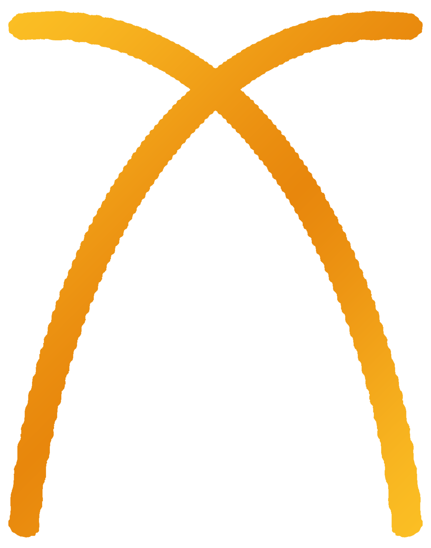 The Convexity mark: two convex arcs forming an X