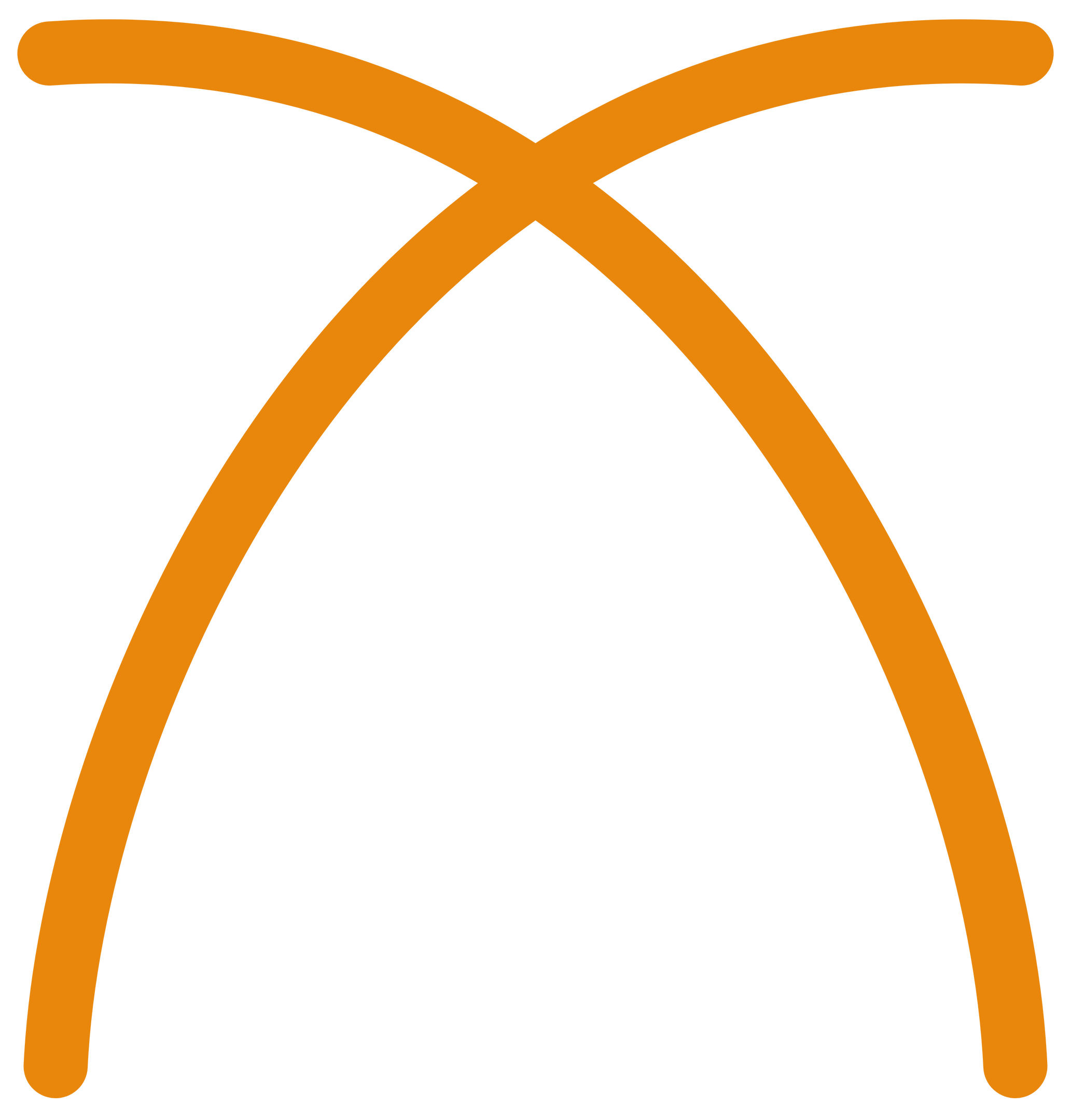The Convexity mark: two convex arcs forming an X